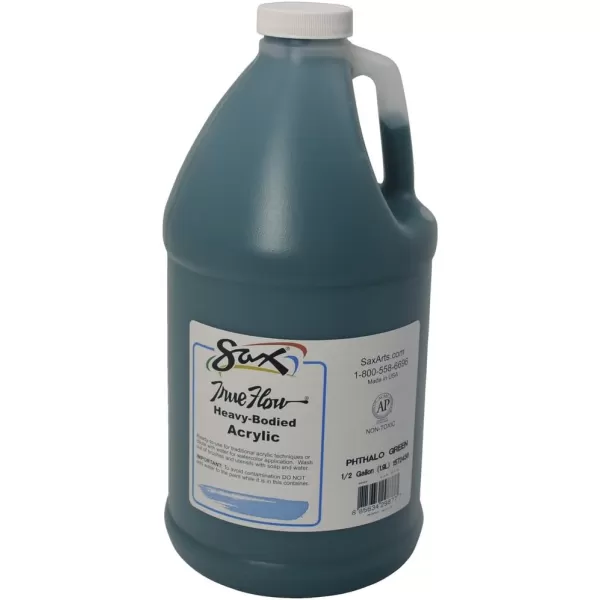 imageSax PAINT ACRYLIC HB PHTHALO GREEN 12 GALLON