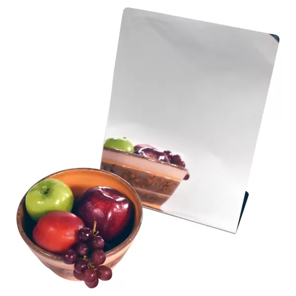 imageSax Single Sided SelfPortrait Mirror with Base 812 x 11 Inches Pack of 12