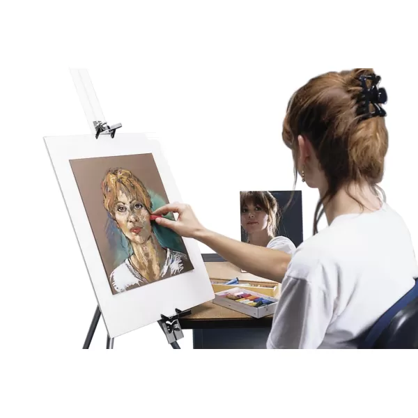 imageSax Single Sided SelfPortrait Mirror with Base 812 x 11 Inches Pack of 12