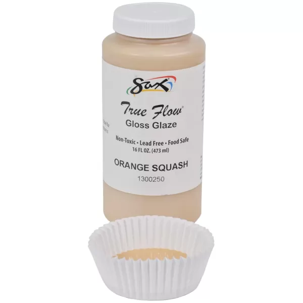 imageSax True Flow Gloss Glaze Orange Squash 1 Pint  1300250