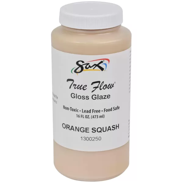 imageSax True Flow Gloss Glaze Orange Squash 1 Pint  1300250