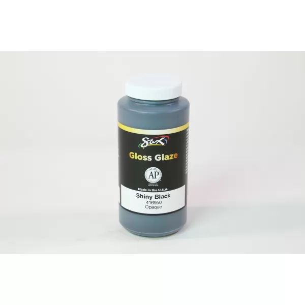 imageSax True Flow Gloss Glaze Shiny Black 1 Pint  416950