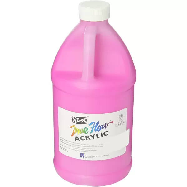 imageSax True Flow Heavy Body Acrylic Paint 12 Gallon Magenta  408508 64 Fl Oz Pack of 1Paint