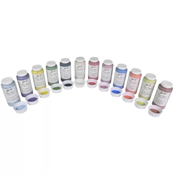 imageSax Underglazes for School and Arts and Crafts Use Assorted Colors 16 Ounce Pints Set of 12