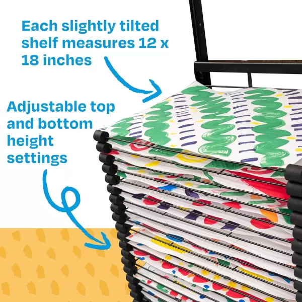 imageSax409129 OverTheDoor Drying Rack 20 Shelves 412 x 2112 in1