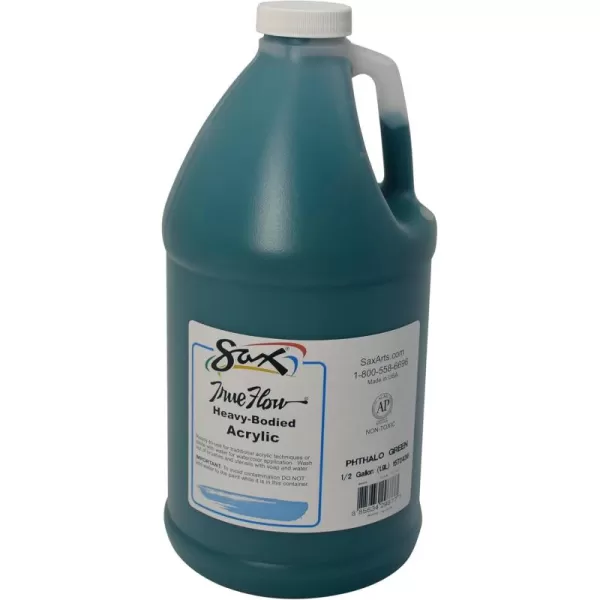 imageSax PAINT ACRYLIC HB PHTHALO GREEN 12 GALLON