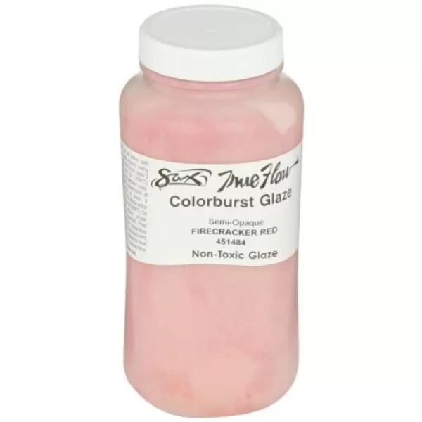 imageSax True Flow Colorburst Glaze Firecracker Red 1 Pint  451484