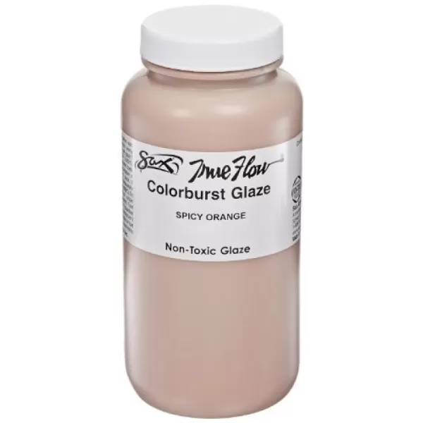 imageSax True Flow Colorburst Glaze Spicy Orange 1 Pint  1430110