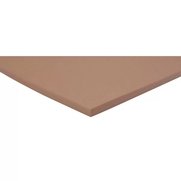 imageSax 100 Percent Sulphite Art Paper Light Brown 18quot L x 12quot W Pack of 50