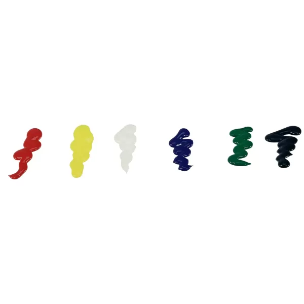 imageSax Versatemp Premium HeavyBodied Tempera Paints Assorted Colors 6 Pints