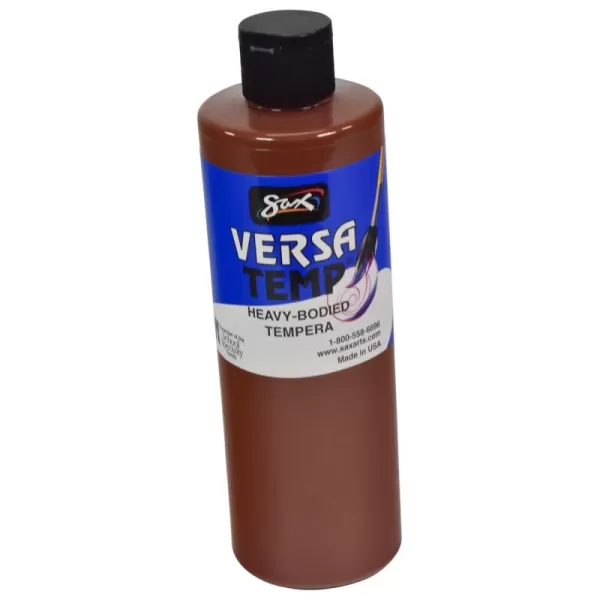 imageSax  1440688 Versatemp HeavyBodied Tempera Paint Brown 1 Pint