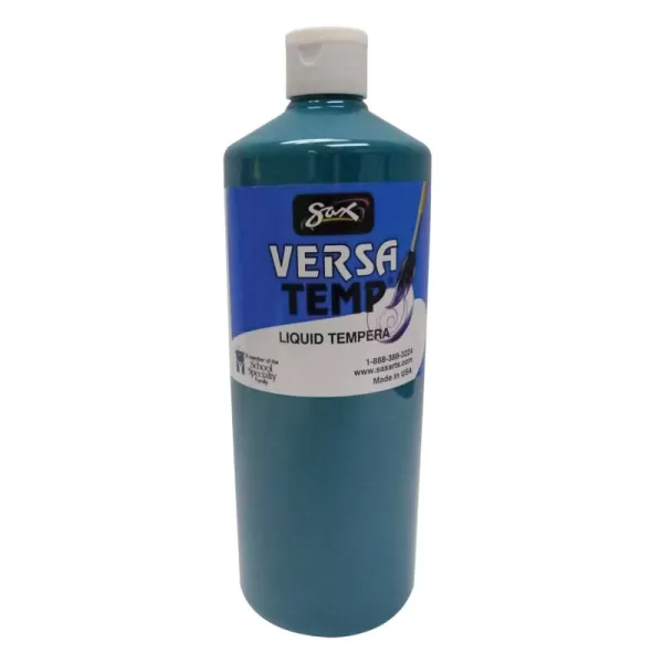 imageSax  2682 Versatemp HeavyBodied Tempera Paint Turquoise 1 Quart