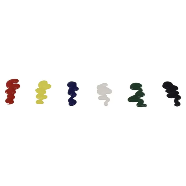 imageSax Washable Versatemp Heavy Bodied Tempera Paints Assorted Colors 6 Pints