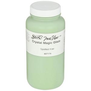 imageSax True Flow Crystal Magic Glaze  1 Pint  Spotted Kiwi  407174