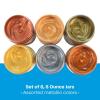 imageSax Premium HeavyBodied Acrylic Metallics 8 Ounce Jars Set of 6