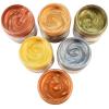 imageSax Premium HeavyBodied Acrylic Metallics 8 Ounce Jars Set of 6