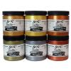 imageSax Premium HeavyBodied Acrylic Metallics 8 Ounce Jars Set of 6