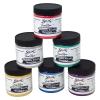 imageSax Premium HeavyBodied Acrylic Paint 4 Ounce Jars Assorted Metallic Colors Set of 6