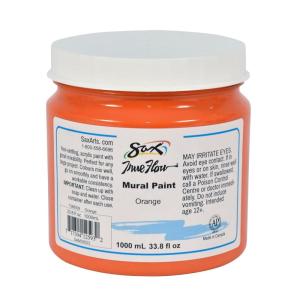 imageSax True Flow Mural Paint  1 Quart  Orange
