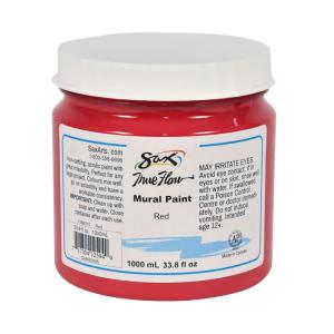 imageSax True Flow Mural Paint  1 Quart  Red
