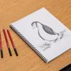 imageSax PAPER SKETCH DIARY 85X11 IN 50 LB 50 SHTS