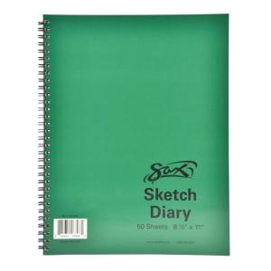 imageSax PAPER SKETCH DIARY 85X11 IN 50 LB 50 SHTS