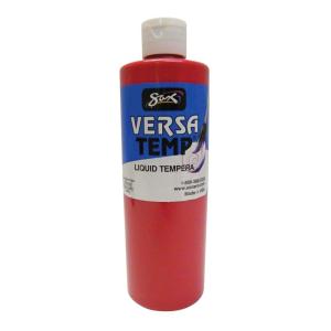 imageSax Versatemp HeavyBodied Tempera Paint Primary Red 1 Pint