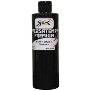 imageSax Versatemp Premium HeavyBodied Tempera Paint Black 1 Pint