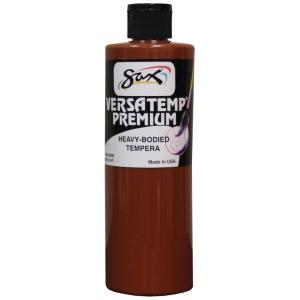 imageSax Versatemp Premium HeavyBodied Tempera Paint Brown 1 Pint