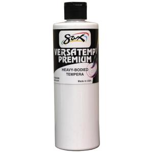 imageSax Versatemp Premium HeavyBodied Tempera Paint White 1 Pint