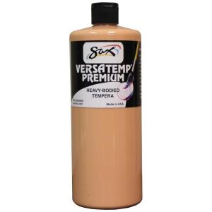 imageSax Versatemp Premium HeavyBodied Tempera Paint Peach 1 Quart