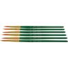 imageSax Optimum Golden Synthetic Taklon Paint Brushes Round Size 6 Pack of 6