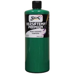 imageSax Versatemp Premium HeavyBodied Tempera Paint Green 1 Quart