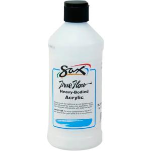 imageSax 402599 True Flow Heavy Body Acrylic Paint 1 Pint Blockout White 16 Fl Oz Pack of 1Blockout White