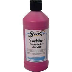 imageSax 402599 True Flow Heavy Body Acrylic Paint 1 Pint Blockout White 16 Fl Oz Pack of 1Magenta