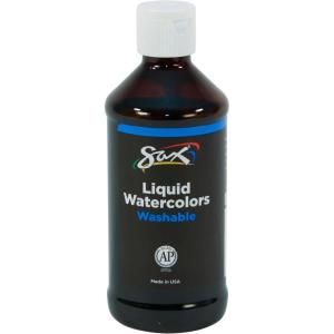 imageSax Liquid Washable Watercolor Paint 8 Ounces Brown