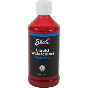 imageSax Liquid Washable Watercolor Paint 8 Ounces Coral