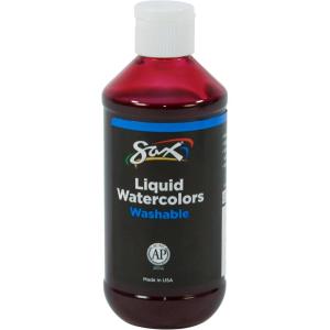 imageSax Liquid Washable Watercolor Paint 8 Ounces Fuchsia
