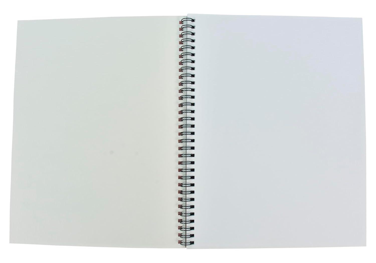 imageSax Spiral Binding Smooth Sketchbook 20 lb 812 x 11 Inches 50 Sheets Red