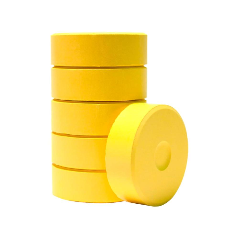 imageJack Richeson Giant Tempera Cakes 214 x 34 Inches Brilliant Yellow Pack of 6