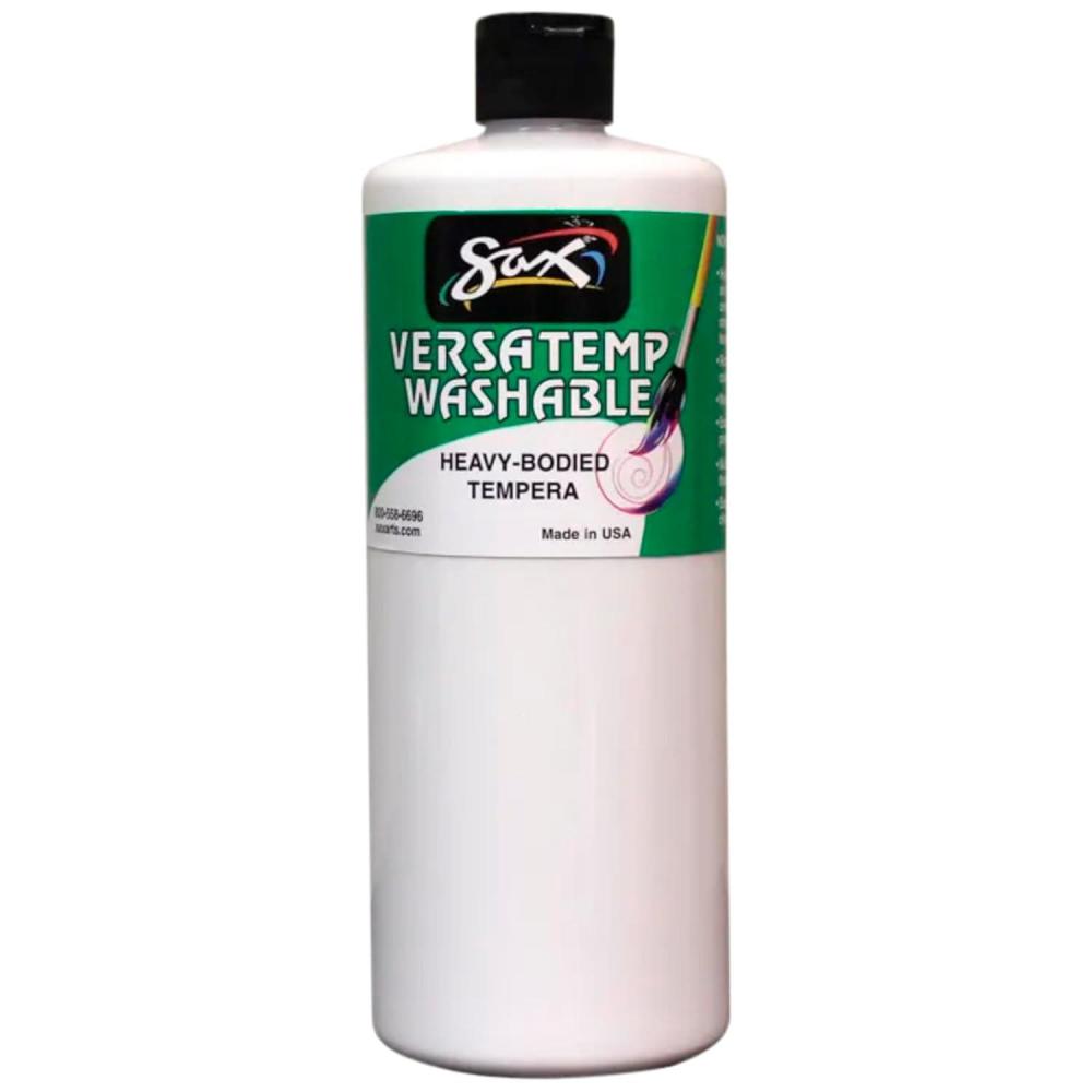 imageSax Washable Versatemp Heavy Bodied Tempera Paint White 1 Quart  15311