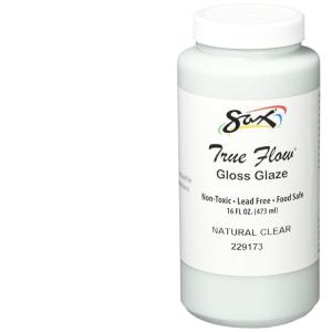 imageSax True Flow Gloss Glaze Set Assorted Gloss Colors Set of 12 Pints  406469 ampamp 229173 True Flow Gloss Glaze  1 Pint  Natural Clear 16 Fl Oz Pack of 1