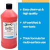 image:imageSax Heavy Body Acrylic Paint for School and Arts and Crafts Use Phthalo Blue 1 QuartFire Red