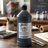 image:imageSax Heavy Body Acrylic Paint for School and Arts and Crafts Use Phthalo Blue 1 QuartMars Black
