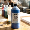 image:imageSax Heavy Body Acrylic Paint for School and Arts and Crafts Use Phthalo Blue 1 QuartUltramarine Blue