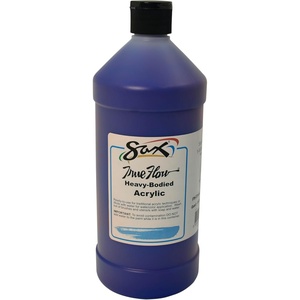image:imageSax Heavy Body Acrylic Paint for School and Arts and Crafts Use Phthalo Blue 1 QuartPhthalo Blue