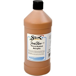 image:imageSax Heavy Body Acrylic Paint for School and Arts and Crafts Use Violet 1 QuartRaw Sienna