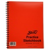image:imageSax457568 Spiralbound Practice Sketchbook  8 12 x 11 inches  100 Sheets per Pad  White1 Count Pack of 1