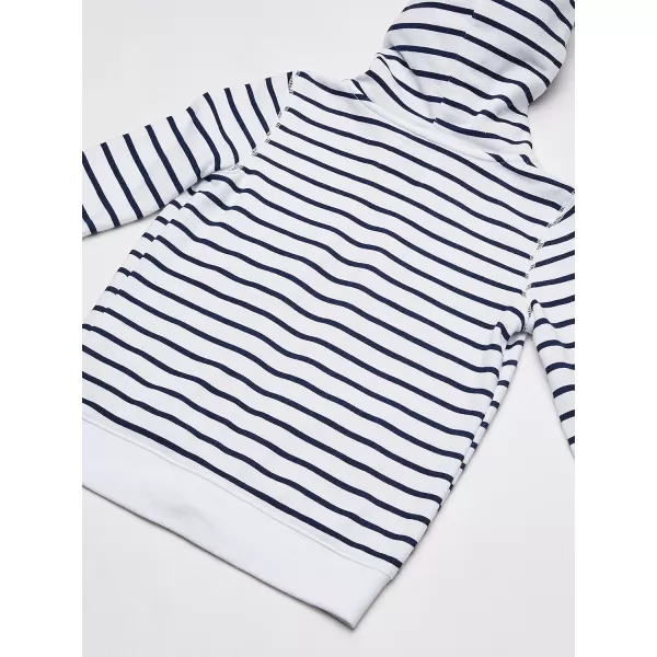imageOshKosh BGosh Girls Logo HoodieWhite Navy Stripe