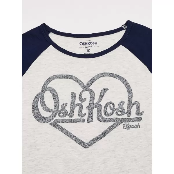 imageOshKosh BGosh Girls Logo TeesNavy Grey Heather
